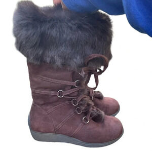YELLOW BOX BROWN WINTER BOOTS